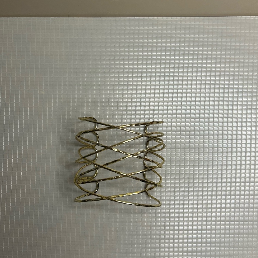 Gold-Tone Wire Cuff Bracelet